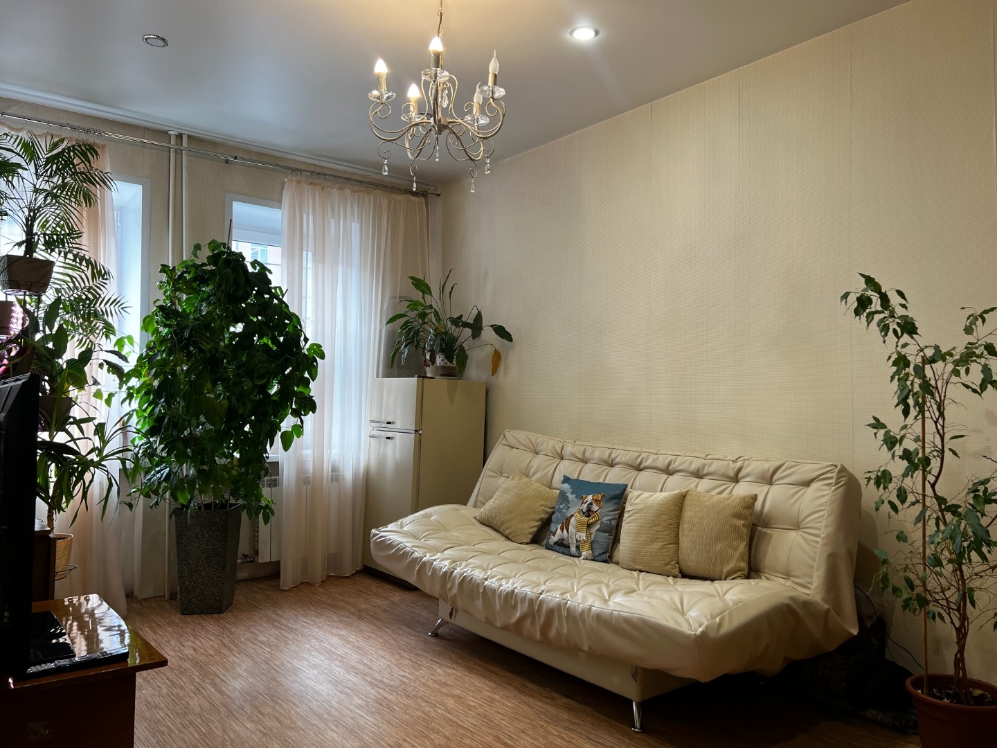 Исторический центр, атмосферный дом сталинской постройки.
Удобная для жизни квартира, комнаты изолированные, в зале 2 окна, в кухне два окна, спальня квадратной формы, потолки высотой 3.05м, широкий коридор, раздельные туалет и ванна.

Квартира готова для жизни сразу, сан.узел в кафеле, окна ПВХ, сд